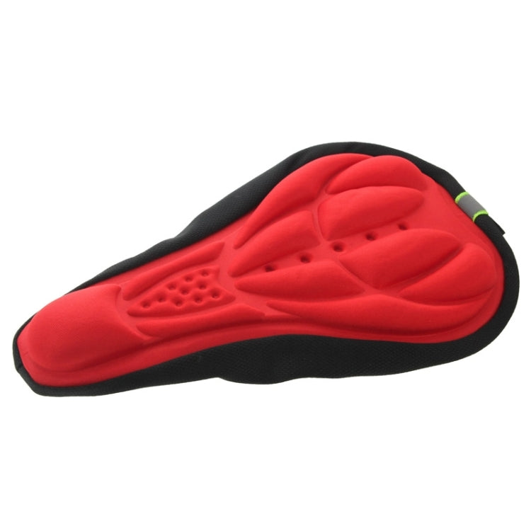 3D Gel Pad Bicycle Seat Saddle Cover for Long-Distance Riding (Red)