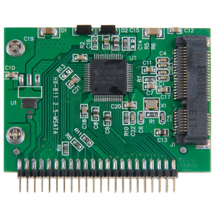 mSATA Mini PCI-E SSD to 2.5 Inch IDE Male Converter Card with 3.3V Support