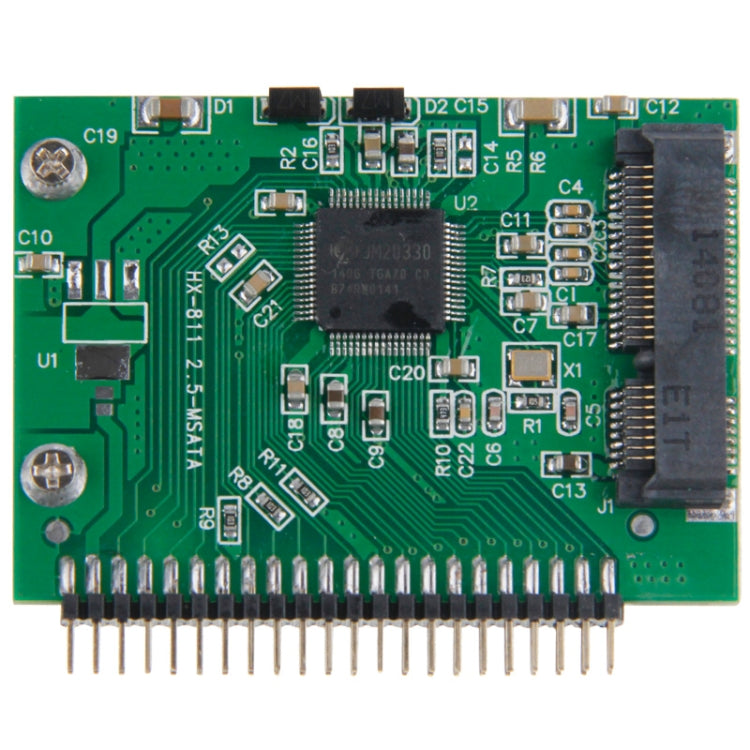 mSATA Mini PCI-E SSD to 2.5 Inch IDE Male Converter Card with 3.3V Support