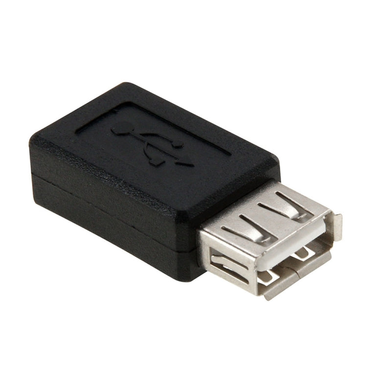 USB 2.0 Female to Mini 5 Pin Female USB Adapter (Black)
