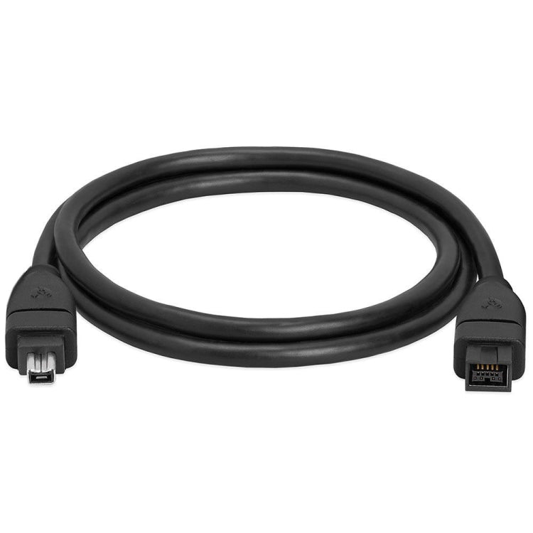 FireWire 800 9 Pin To FireWire 400 4 Pin Cable - 1.5m (Black)