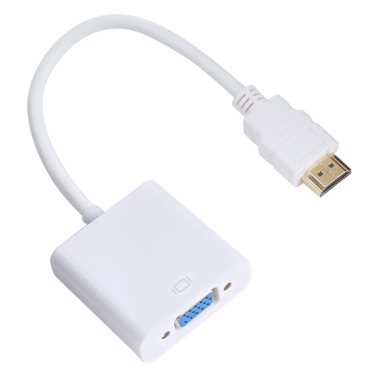 20cm HDMI to VGA Cable Adapter (White)
