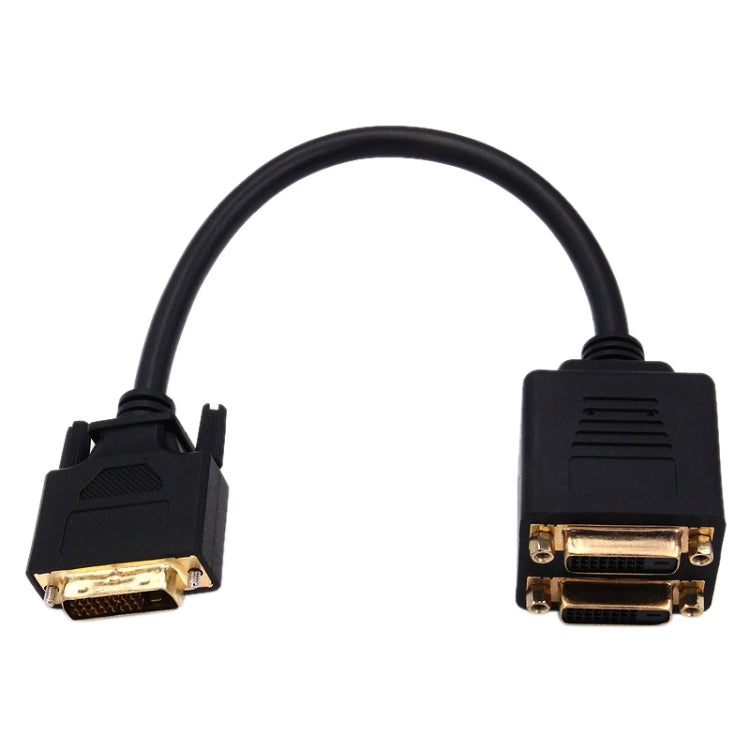 DVI Male to Dual DVI Female Cable Adapter, 30cm Length