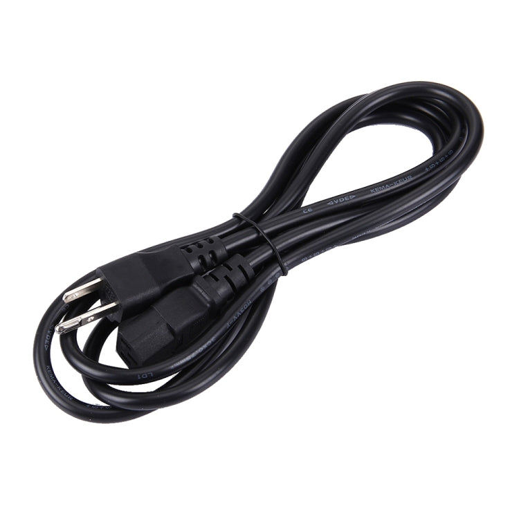 Universal US 3 Prong AC Power Cords for Desktop Computer, Printer, and Monitor