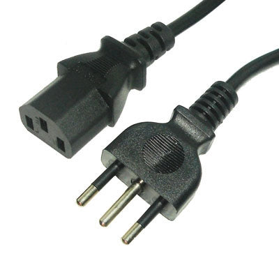 3 Prong AC Power Cord for Standard PC - 1.5m Length