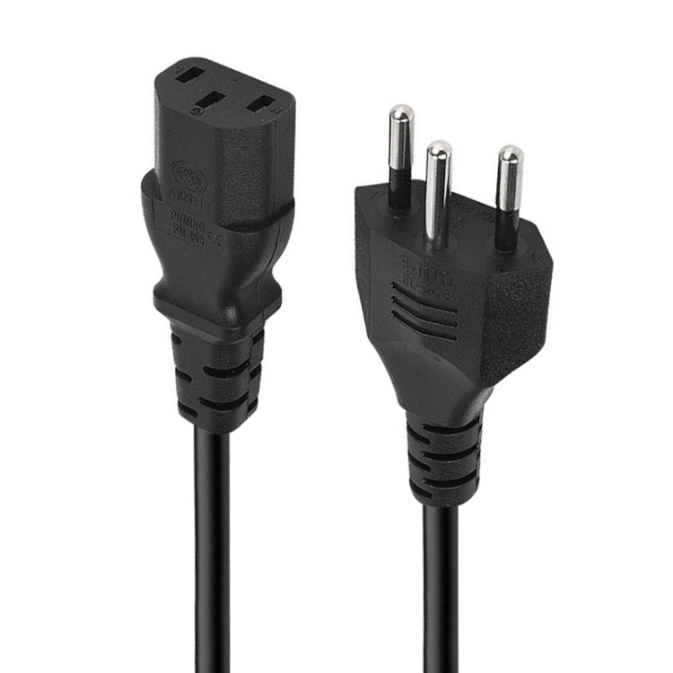 Brazilian 3 Prong Style AC Power Cord, 1.2m Length (OD5.5)