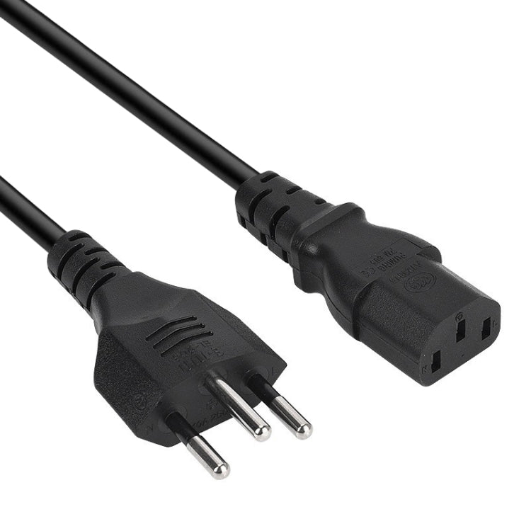 Brazilian 3 Prong Style AC Power Cord, 1.2m Length (OD5.5)