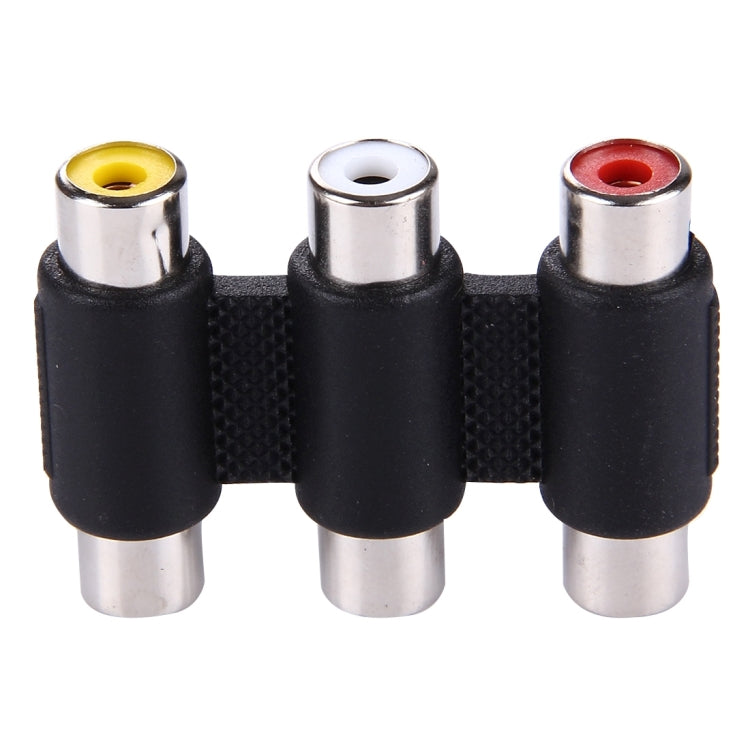 Female to Female Audio and Video Connector (Black)