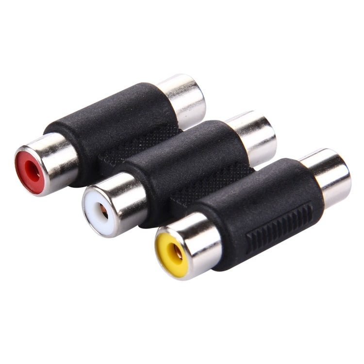 Female to Female Audio and Video Connector (Black)