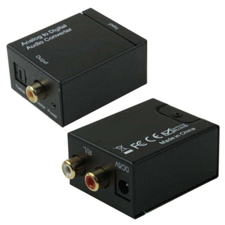 Digital Optical Coaxial Toslink to Analog RCA Audio Converter - Enhance Your Audio Connectivity