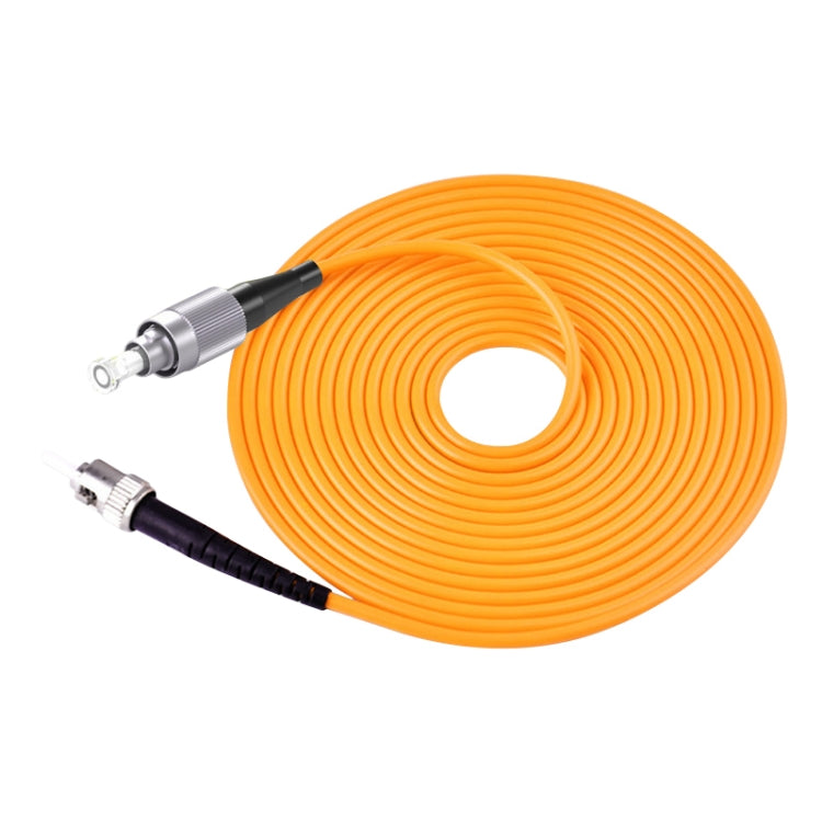 FC-ST Single-Core Multi Mode Fiber Optic Jumper, 3m Length