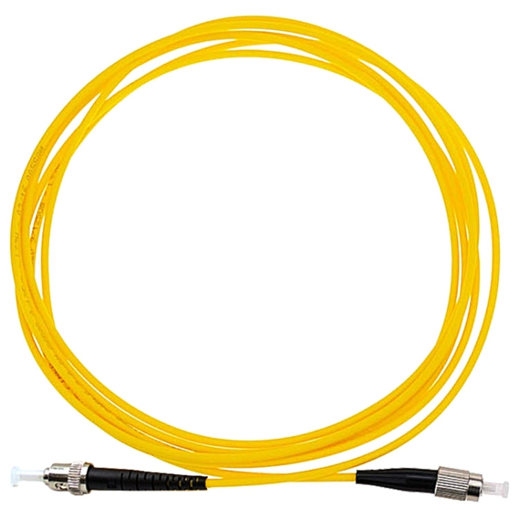3m FC-ST Single Mode Fiber Optic Jumper, 9/125um Core Diameter