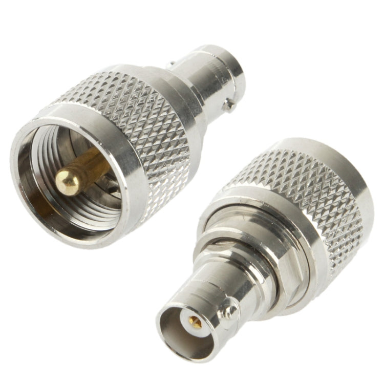 M Head Large Pin Male to BNC-K Adapter - Professional Grade Silver ConnectionState