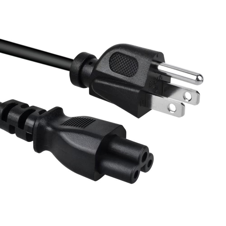 High-Quality 3 Prong Style US Laptop Power Cord, 1.8m Length