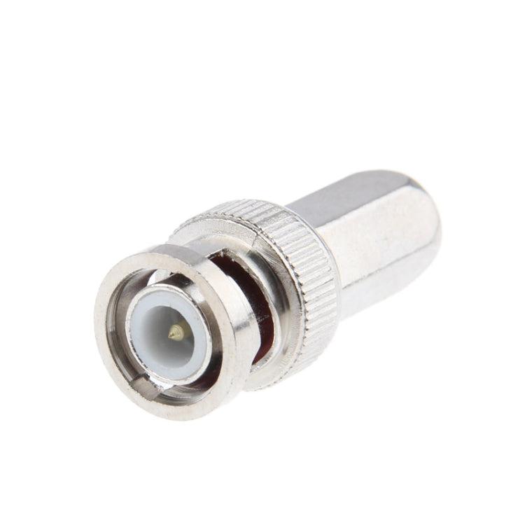 10-Piece Hexagonal BNC Male Compression Connector Set