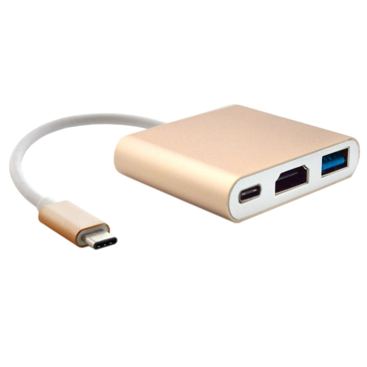 USB C to HDMI Adapter Cable for MacBook, Chromebook, Nokia N1 Tablet - Gold