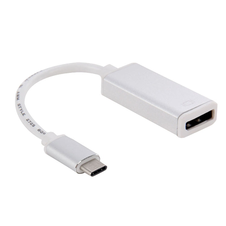 USB 3.1 Type-C to Display Adapter Cable for MacBook 12 inch, Chromebook Pixel 2015, Nokia N1 Tablet PC (Silver)