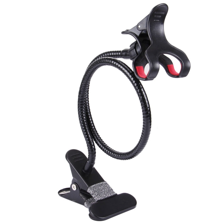 Versatile Long Arm Phone Holder with 360-Degree Rotation (Black)