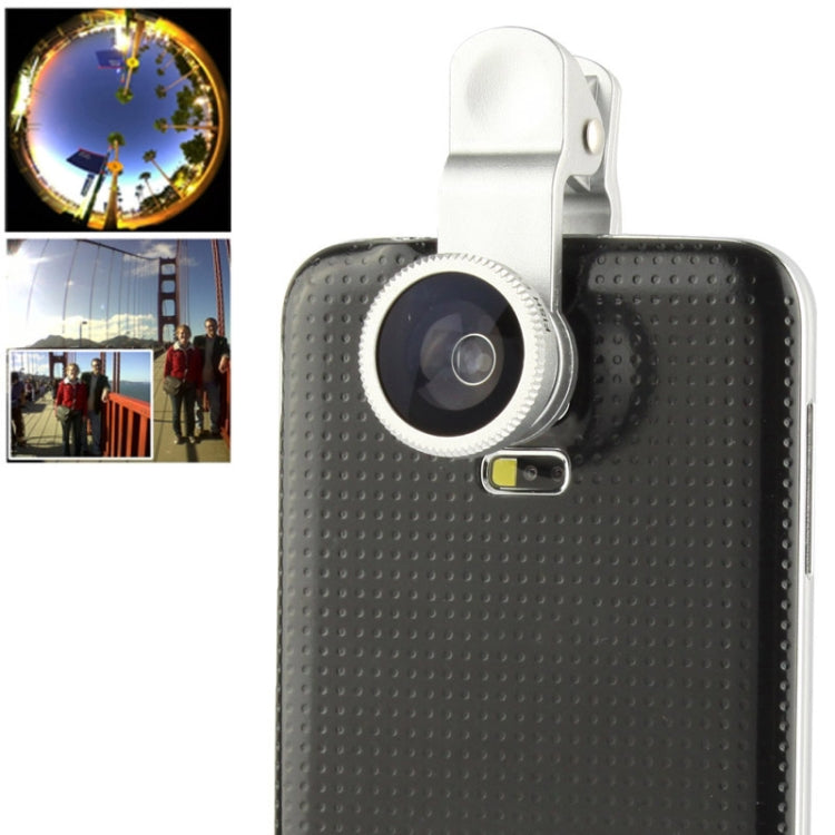 Silver Universal 3-in-1 Lens Kit for Galaxy S5, iPhone 5, and More