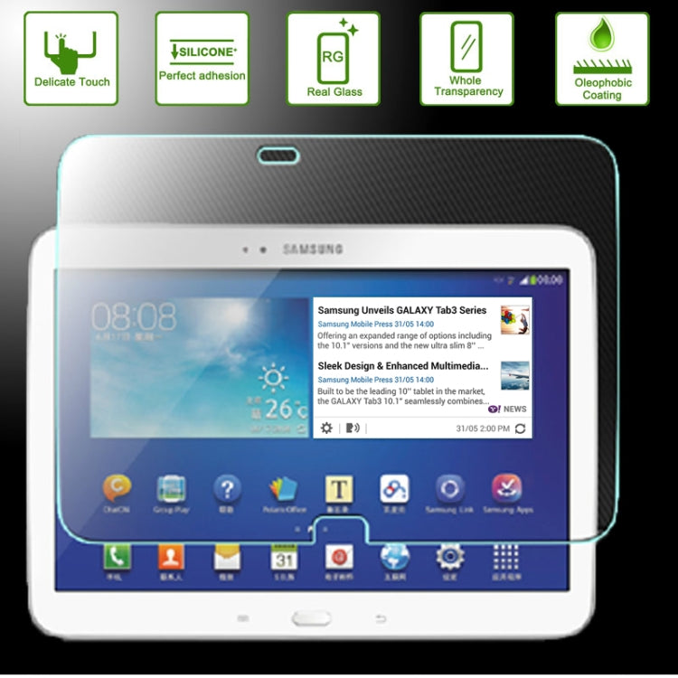 Galaxy Note 10.1 (2014 Edition) Tempered Glass Film - 0.4mm 9H+ 2.5D