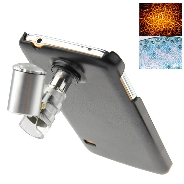 60X Zoom Digital Mobile Phone Microscope Magnifier with Flash Light for Samsung Galaxy S5 / G900