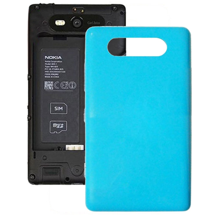 Back Cover and Side Button Replacement for Nokia Lumia 820 in Blue