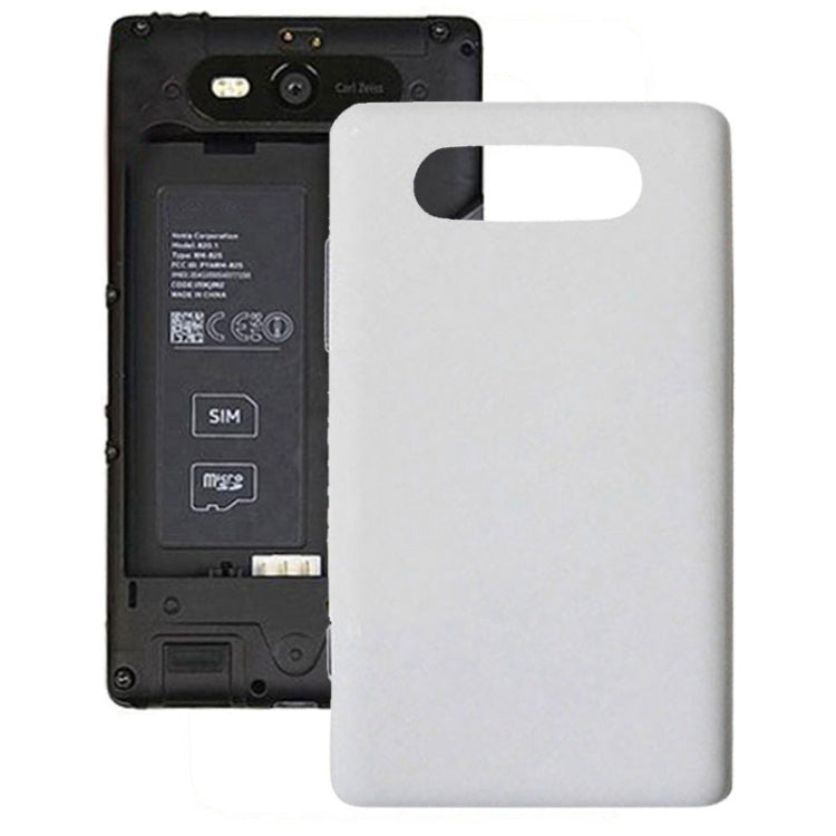 Nokia Lumia 820 White Housing Battery Back Cover with Side Button