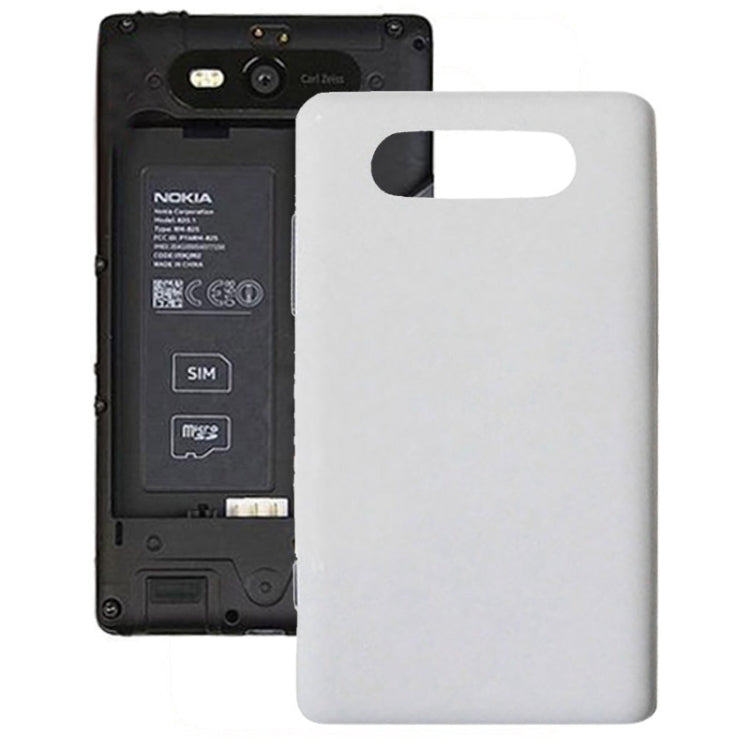 Nokia Lumia 820 White Housing Battery Back Cover with Side Button