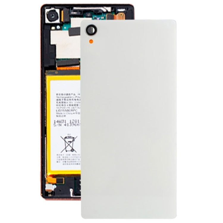 Sony Xperia Z3 / D6653 White Glass Back Cover