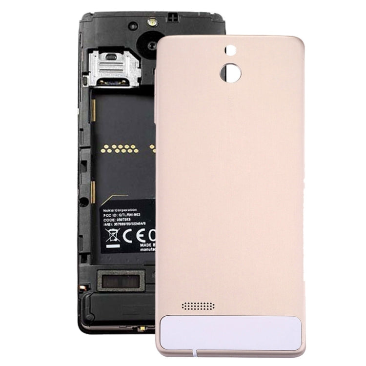 Gold Aluminium Battery Back Cover for Nokia 515