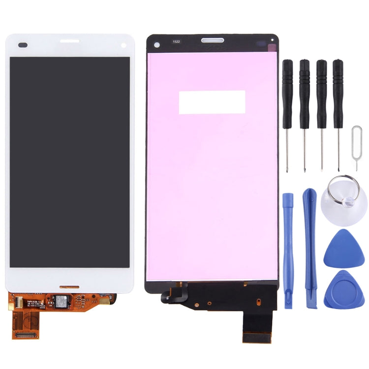 LCD Display Touch Panel for Sony Xperia Z3 Compact M55W Z3 mini (White)