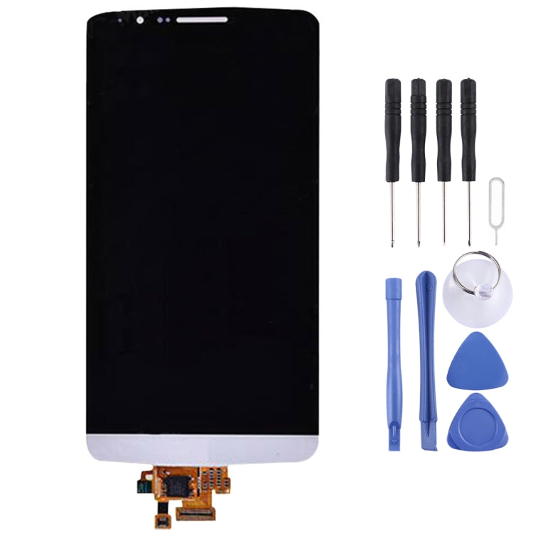 LCD Screen and Digitizer Assembly for LG G3/D850/D851/D855 (White)