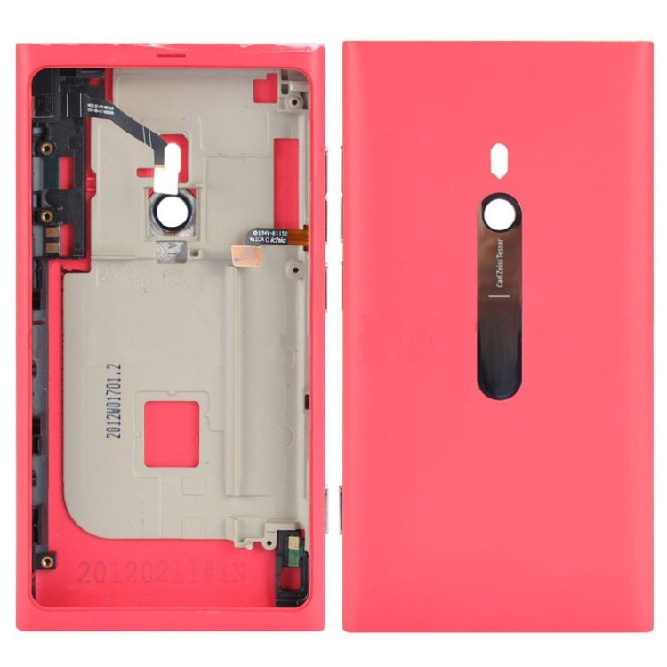 Pink Battery Back Cover with Buttons for Nokia Lumia 800