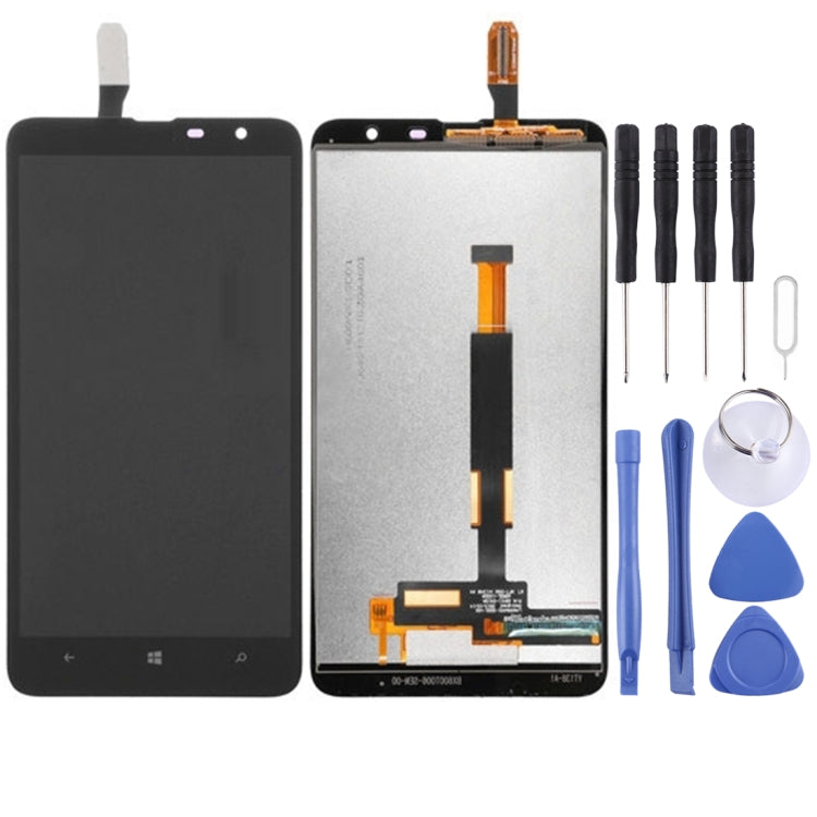 High-Quality LCD Screen and Touch Screen Digitizer Assembly for Nokia Lumia 1320 (Black)