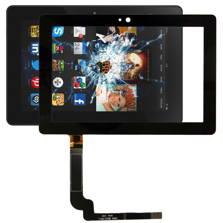 7-inch Black Touch Panel Replacement for Amazon Kindle Fire HDX