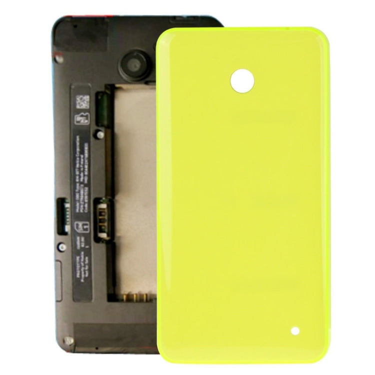 Yellow Housing Battery Back Cover with Side Button for Nokia Lumia 635 - Protects Against Water, Dust, and Scratches