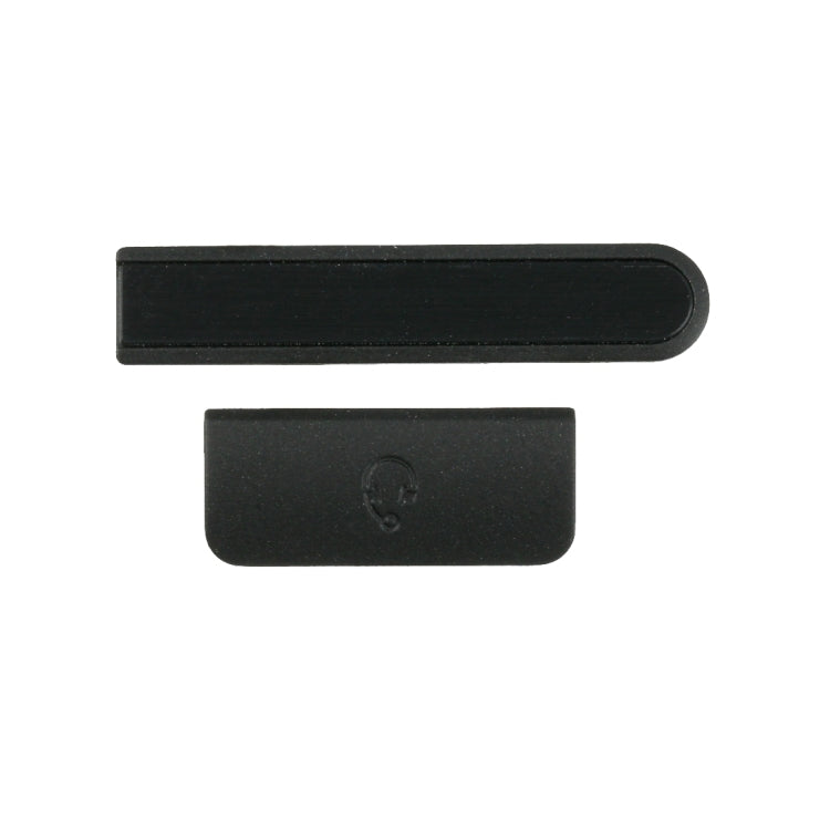 Volume and Earphone Buttons for Sony Xperia ZR/M36h in Black