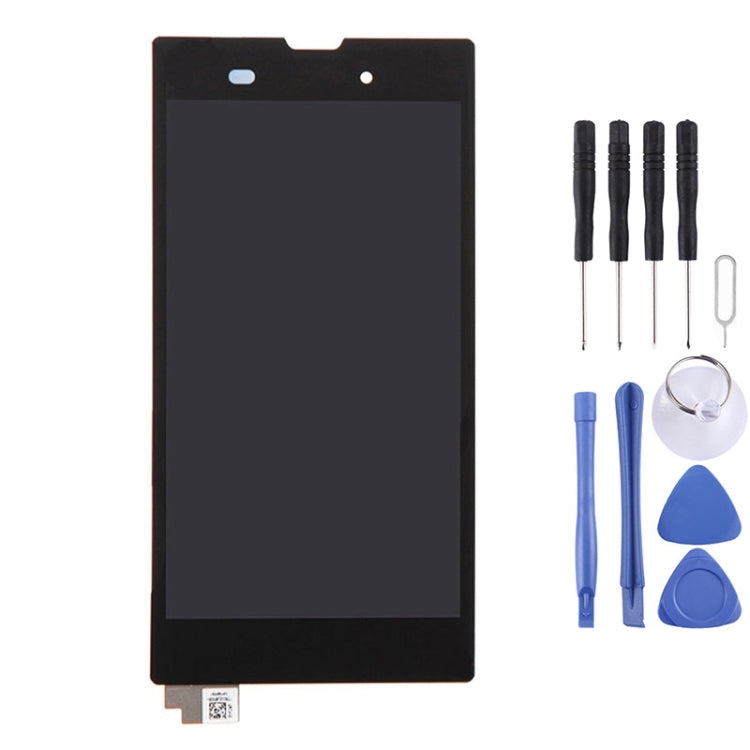 Black LCD Display and Touch Panel Replacement for Sony Xperia T3