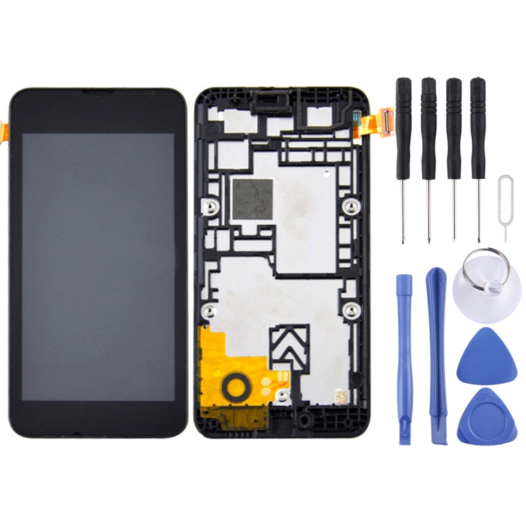 Nokia Lumia 530 LCD Screen and Digitizer Full Assembly with Frame