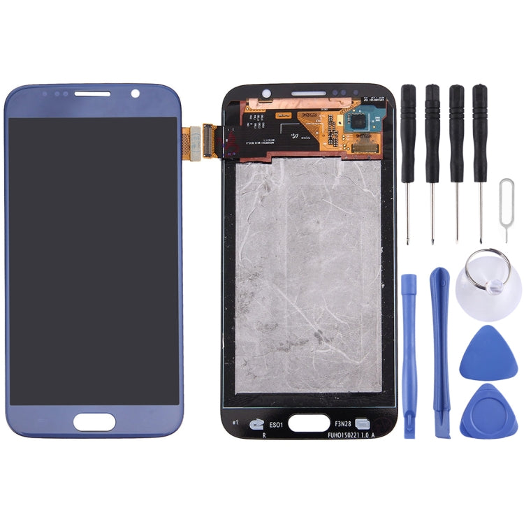 LCD Display + Touch Panel Replacement for Samsung Galaxy S6 - Dark Blue