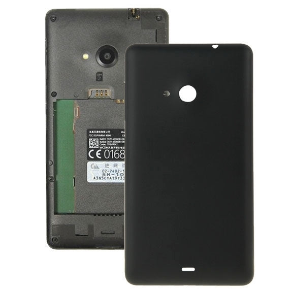 Black Plastic Battery Back Cover for Microsoft Lumia 535 - Durable and Convenient