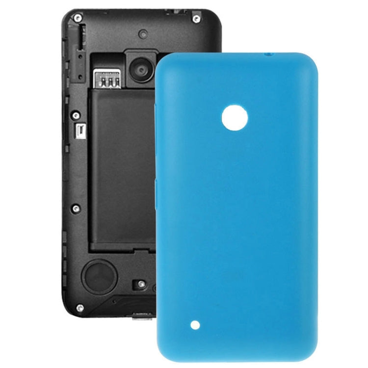 Blue Plastic Battery Back Cover for Nokia Lumia 530/Rock/M-1018/RM-1020 with Pure Color and Functional Design