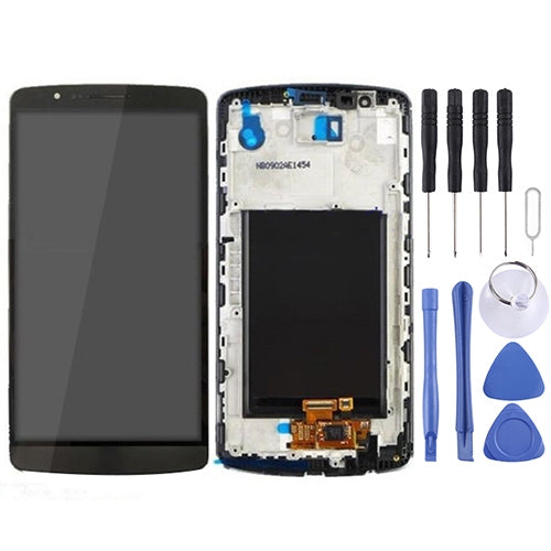 LCD Display + Touch Panel with Frame for LG G3 / D850 / D851 / D855 / VS985(Black) - Replacement Screen