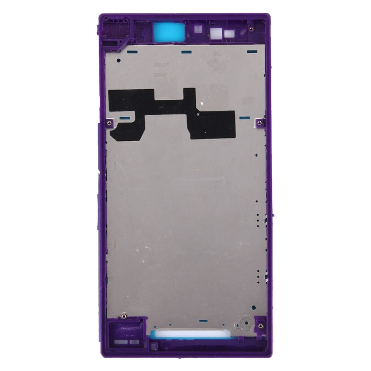 Front Housing LCD Frame Bezel Plate for Sony Xperia Z Ultra / XL39h / C6802 (Purple)