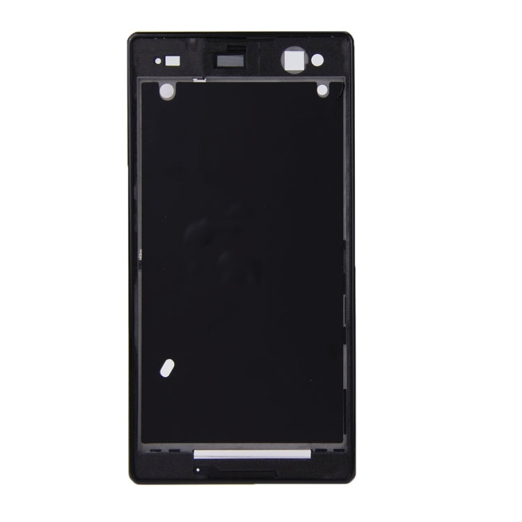 Black Front Housing with Adhesive for Sony Xperia C3 - Upgrade Your Device!