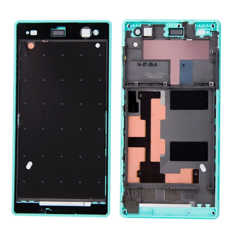 Green Front Housing Replacement for Sony Xperia C3 with Adhesive