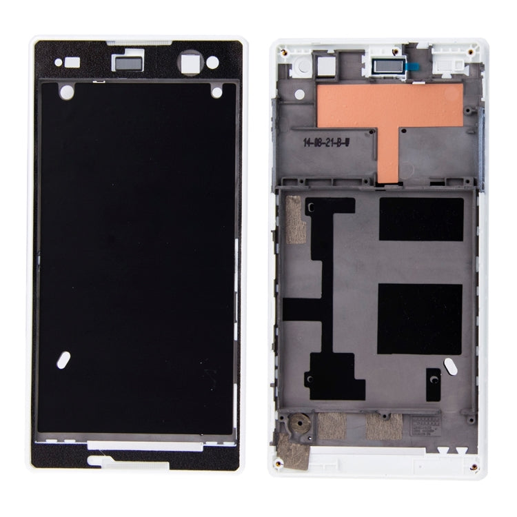 Front Housing Replacement with Adhesive for Sony Xperia C3 (White)