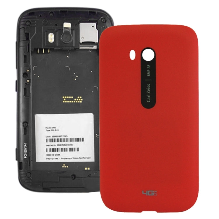 Red Smooth Surface Plastic Back Housing Cover for Nokia Lumia 822