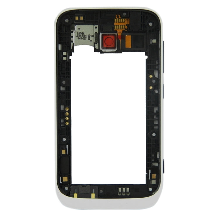 White Middle Frame Bezel Replacement for Nokia Lumia 822