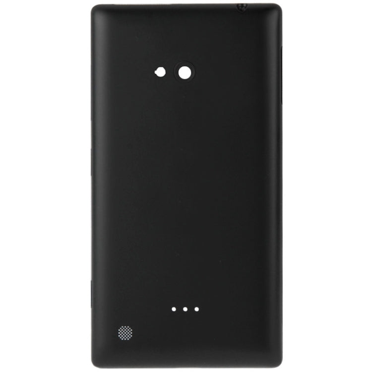 Black Frosted Surface Plastic Back Housing Cover for Nokia Lumia 720